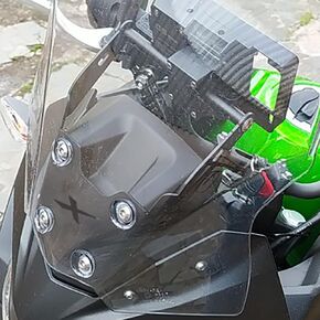 دعامة تثبيت على شريط تحديد المواقع للدراجات النارية لـ Versys-X300 Versys X-300 X300 Versys X 300 Versys-X 300 VersysX300 KLE300 2017-2023 2022، دعامة حامل للهاتف المحمول بطول 22 مم