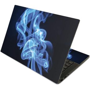 MightySkins Skin Compatible with Razer Blade Stealth 13.3" (2019) - Blue Flames | Protective, Durable, and Unique Vinyl Decal wrap Cover | Easy to Apply, Remove, and Change Styles | Made in The USA