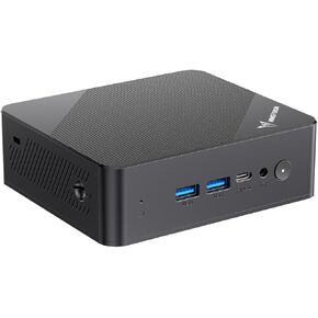 MINISFORUM UN100P Mini PC Intel 12th Gen Alder Lake- N100(up to 3.4GHz), 16GB DDR4 RAM 512GB M.2 SSD, Support 4K Triple Display,4xUSB3.2,WiFi 6,2.5Gigabit Ethernet for Home/Office Desktop Computer