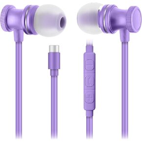 SENTRY OSE400 in-Ear Earbuds with Wired USB-C Connection, Inline Volume Controller & Microphone, Noise Isolation, Black in Saudi Arabia