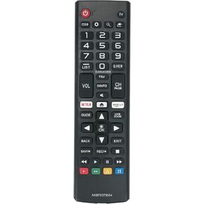 VINABTY Replaced Remote fit for LG TV 70UK6570 86UK6570 75UK6570 43UK6300 49UK6300 50UK6300 55UK6300 65UK6300 43UK6500AUA 50UK6500AUA 55UK6500AUA 65UK6500AUA 43UK6300BUB 49UK6300BUB AKB75375604