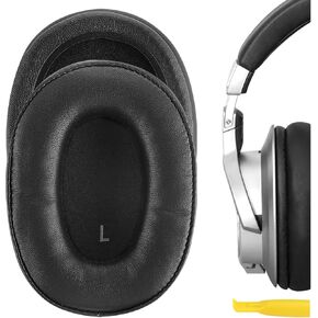Geekria QuickFit Replacement Ear Pads for Audio-Technica ATH-SR9 ATH-DSR9BT ATH-DSR7BT Headphones Ear Cushions, Headset Earpads, Ear Cups Cover Repair Parts (Black)