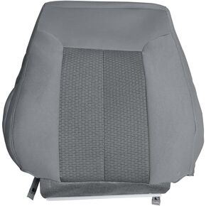 Driver Side Bottom Replacement Cloth Seat Cover Gray Compatible with Ford F250 F350 F450 F550 2011 2012 2013 2014 2015 2016（Not for F150 XLT）