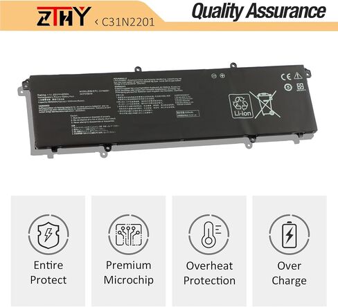 ZTHY C31N2201 استبدال بطارية الكمبيوتر المحمول ASUS Vivobook 15 X1504VA X1504ZA F1504ZA Go 15 E1504FA E1504GA 14 OLED X1405VA 16 M1605YA X1605EA 14X X1403VA 15X M3504YA 16X M3604YA K3604VA TN36 04YA in Saudi Arabia