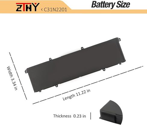 ZTHY C31N2201 استبدال بطارية الكمبيوتر المحمول ASUS Vivobook 15 X1504VA X1504ZA F1504ZA Go 15 E1504FA E1504GA 14 OLED X1405VA 16 M1605YA X1605EA 14X X1403VA 15X M3504YA 16X M3604YA K3604VA TN36 04YA in Saudi Arabia