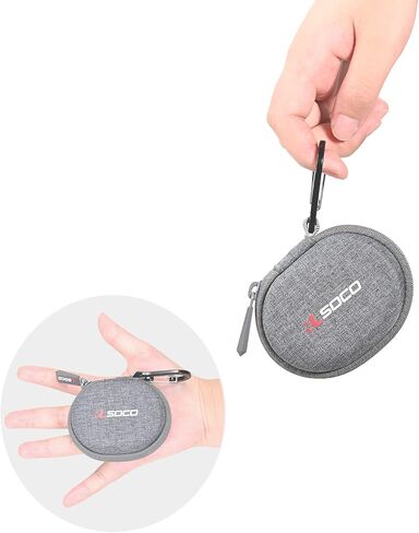 RLSOCO Hard Case for Huawei FreeBuds Pro 3/Pro 2+/Pro 2/Pro Wireless Active Noise Cancellation Earbuds (Grey) in Kuwait