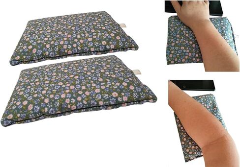 Elbow Desk Pad for Computer Keyboard Wrist Rest Mouse Wrist Rest Pad 100% Cotton Filled Bag Friendly Skin Care Comfortable Elbow Rest Cushion Desk Elbow Pad 2 Pack in Saudi Arabia
