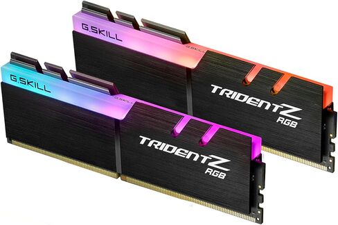 G.SKILL Trident Z RGB Series (Intel XMP) DDR4 RAM 32GB (2x16GB) 3600MT/s CL18-22-22-42 1.35V Desktop Computer Memory UDIMM (F4-3600C18D-32GTZR) in Saudi Arabia