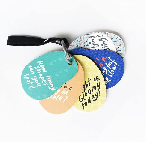 Wee Gallery Stroller Cards - I See On a Walk - Identification Travel Activity for Babies and Toddlers, with Snap on Strap for Walks, Car Seat, Bag, Stroller in Saudi Arabia