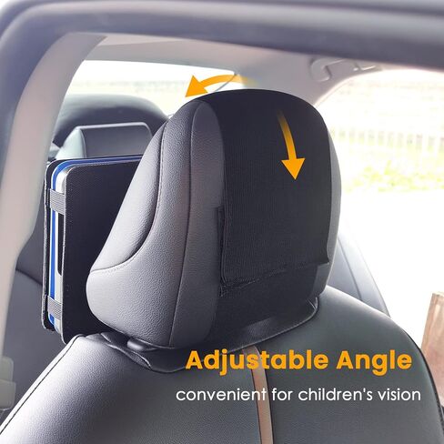 Portable DVD Player Headrest Mount Holder Car Headrest Mount Holder Strap Case for Swivel & Flip Style Portable DVD Player with 10 inch to 10.5 inch Screen (XCZB-10) in Saudi Arabia