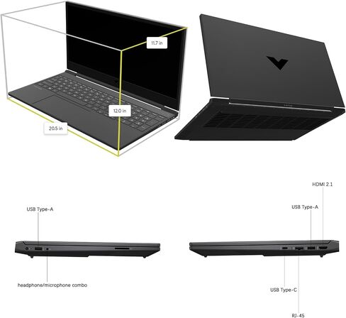 كمبيوتر محمول HP Victus للألعاب، شاشة 15.6 بوصة FHD IPS 144 هرتز، AMD Ryzen 5-8645HS، NVIDIA GeForce RTX 4050، Wi-Fi 6، لوحة مفاتيح بإضاءة خلفية، Win11 Home، مع لوحة ماوس (ذاكرة الوصول العشوائي 32 جيجابايت | 2 تيرابايت PCIe SSD) in Saudi Arabia