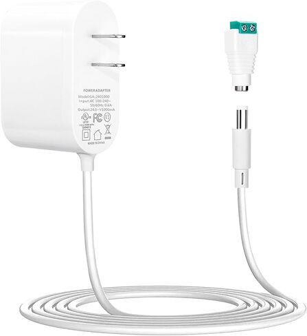 12v DC Power Supply, Hosyl UL Listed 12v 2a Power Supply,AC 100-240V to DC 12v Transformer with 5.5mm x 2.1mm Plug Adapter,White in Saudi Arabia