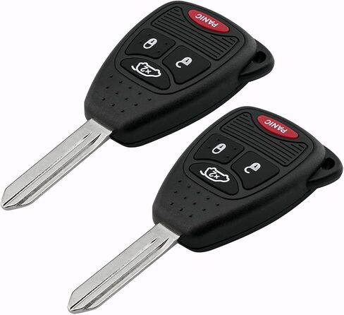 استبدال عن بعد للدخول بدون مفتاح يناسب شاحن كرايسلر 300C 05-07 06-07 جراند شيروكي 05-07 ليبرتي 08-13 أفينجر 08-14 KOBDT04A، OHT692427AA (عبوتان) in Kuwait