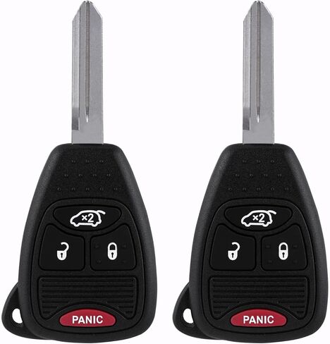 استبدال عن بعد للدخول بدون مفتاح يناسب شاحن كرايسلر 300C 05-07 06-07 جراند شيروكي 05-07 ليبرتي 08-13 أفينجر 08-14 KOBDT04A، OHT692427AA (عبوتان) in Kuwait
