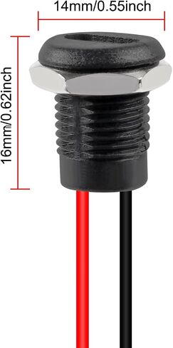 10Pcs 2Pin Charging Socket Female Mount Connector Adapter USB Type-C Port Charging Interface Socket Female Type C 3A with Waterproof Cover Cap Jack Cord USB-C Charger Plug in Kuwait