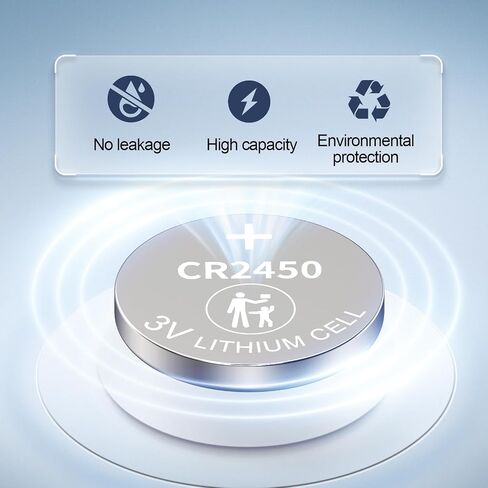 CR2450 CR 2450 DL2450 Br2450 3V 600mAh Lithium Button Cell 20 Count in Saudi Arabia