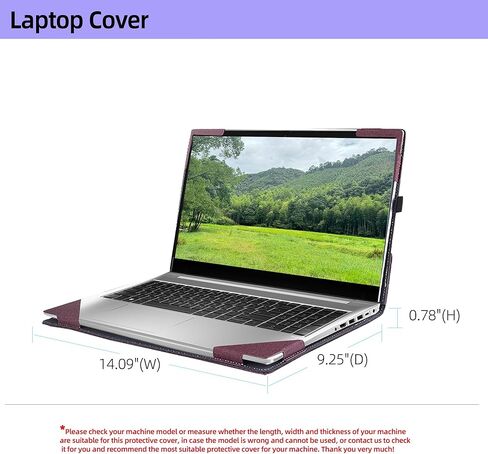 غطاء كمبيوتر محمول لجهاز Hp ProBook 450 G10 G9 G8 2023-2021 / ProBook 455 G10 G9 G8/ 650-G8 / Yoga c740 15.6 بوصة Inspiron 3515 3511 HP Envy X360 15-ed 15-ee 15-ep (15.6 بوصة، رمادي-أسود) ) in Kuwait