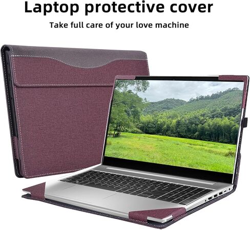 غطاء كمبيوتر محمول لجهاز Hp ProBook 450 G10 G9 G8 2023-2021 / ProBook 455 G10 G9 G8/ 650-G8 / Yoga c740 15.6 بوصة Inspiron 3515 3511 HP Envy X360 15-ed 15-ee 15-ep (15.6 بوصة، رمادي-أسود) ) in Kuwait