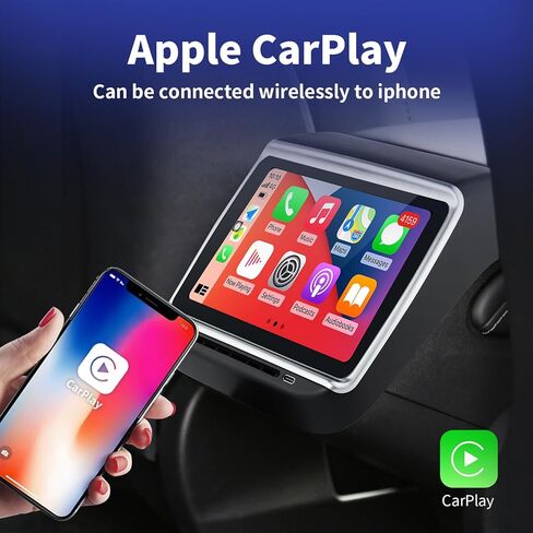 شاشة عرض خلفية 7.2 بوصة لسيارة Tesla Model 3 2017-2023 وModel Y 2019-2024، Android 13 4G+32G، شاشة ترفيه خلفية، تدعم التحكم في تكييف الهواء وتدفئة المقعد Qualcomm Chip 450 in Kuwait