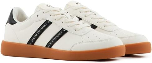 Armani Exchange Women's Berlin, Double Band Logo Sneaker in Kuwait
