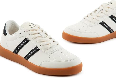 Armani Exchange Women's Berlin, Double Band Logo Sneaker in Kuwait