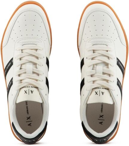Armani Exchange Women's Berlin, Double Band Logo Sneaker in Kuwait