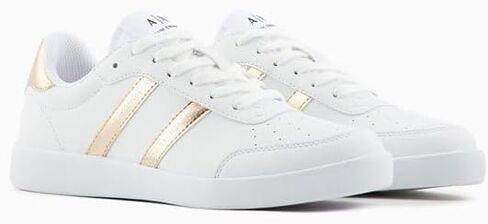 Armani Exchange Women's Berlin, Double Band Logo Sneaker in Kuwait