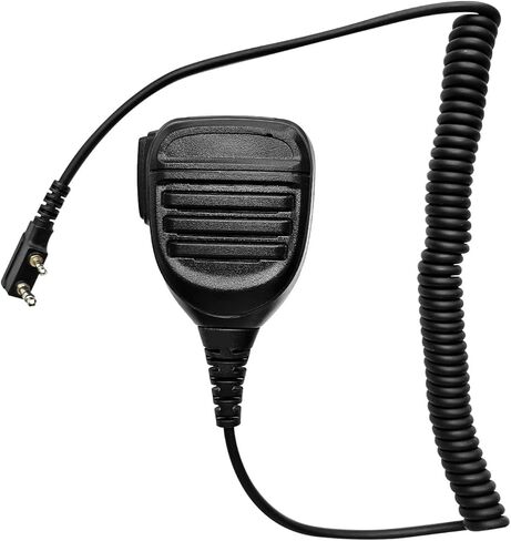 UV-5R مكبر صوت لاسلكي ميكروفون اتجاهين راديو كتف ميكروفون هام راديو ميكروفون محمول لـ Baofeng UV5R UV-82 UV-82HP BF-888S BF-F8HP AR-152 Archsell AR-5 كينوود TK-2312 TK-3360 TK-3402 in Kuwait