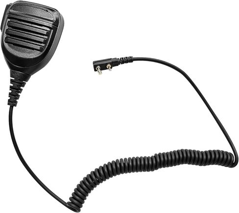 UV-5R مكبر صوت لاسلكي ميكروفون اتجاهين راديو كتف ميكروفون هام راديو ميكروفون محمول لـ Baofeng UV5R UV-82 UV-82HP BF-888S BF-F8HP AR-152 Archsell AR-5 كينوود TK-2312 TK-3360 TK-3402 in Kuwait