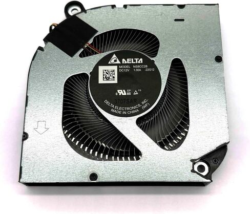استبدال مروحة تبريد وحدة المعالجة المركزية + وحدة معالجة الرسومات الجديدة من BestParts لجهاز ACER Predator Helios 16 (PH16-71)، P/N: 23.QJQN7.001، 23.QJQN7.001 (شفرات مروحة AeroBlade المعدنية) مروحة 12 فولت in Saudi Arabia