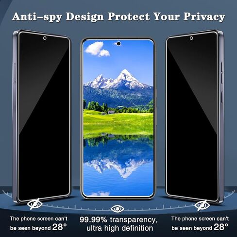 [واقي شاشة للخصوصية مكون من 3 قطع لهاتف Moto G Play 2024 من الزجاج المقسى [لا يدعم قارئ بصمات الأصابع]، صلابة 9H، خالي من الفقاعات in Saudi Arabia
