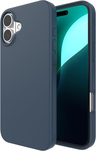 حافظة ZAGG Manhattan Snap لهاتف iPhone 16 Pro Max - متوافقة مع MagSafe، حماية من السقوط بطول 13 قدم، معززة بالجرافين، سيليكون ناعم الملمس، تصميم نحيف وخفيف الوزن، محتوى معاد تدويره بنسبة 96%، أسود in Saudi Arabia