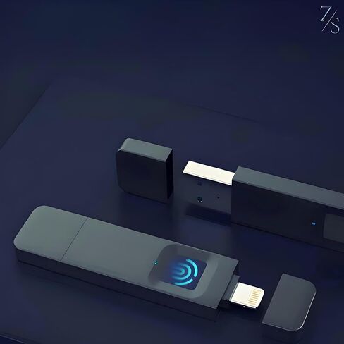 محرك أقراص فلاش USB مشفر ببصمة الإصبع سعة 128 جيجابايت │ أمان بيومتري متقدم، نقل سريع للبيانات، مقاوم للماء والصدمات │ Timberwolf Gray in Kuwait