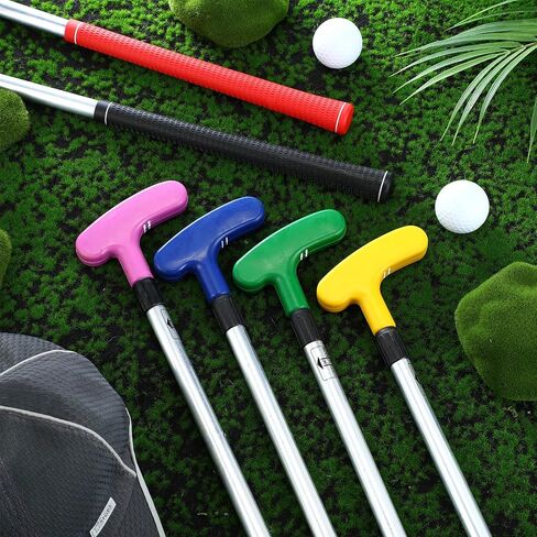 Syhood 12 Pcs Adjustable Golf Putters 6 Colors Two Way Retractable Golfball Putters Adjustable Length Aluminum Alloy Golf Putters Bulk for Right or Left Handed Kids Teenagers Children Mini Golf Clubs in Saudi Arabia