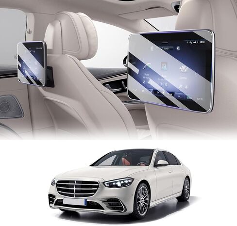 LUWU for 2024 Benz S-Class Screen Protector 2021-2024 Benz S Class W223 Accessories Infotainment Display Screen Protector Tempered Glass Anti-Scratch S-Class S 580 Touchscreen Protective Film 12.3Inch in Kuwait