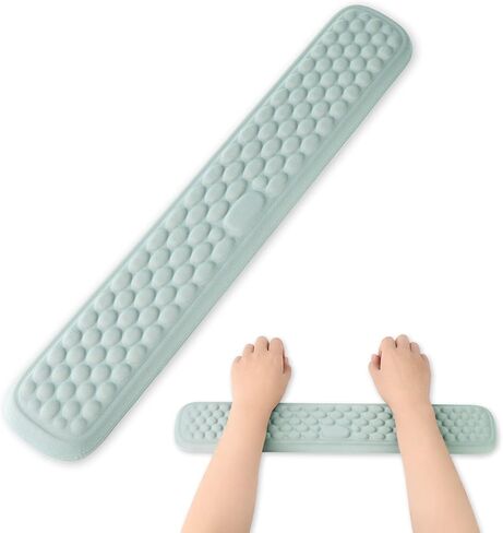 YIMAGUJRX مسند معصم لوحة المفاتيح للمكتب، مسند ذراع مريح وسادة مسند المعصم وسادة مسند الكوع، تخفيف آلام الكوع، وسادة الكوع لألعاب المكتب والمنزل (أسود) in Kuwait