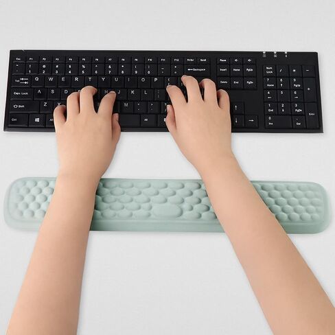 YIMAGUJRX مسند معصم لوحة المفاتيح للمكتب، مسند ذراع مريح وسادة مسند المعصم وسادة مسند الكوع، تخفيف آلام الكوع، وسادة الكوع لألعاب المكتب والمنزل (أسود) in Kuwait