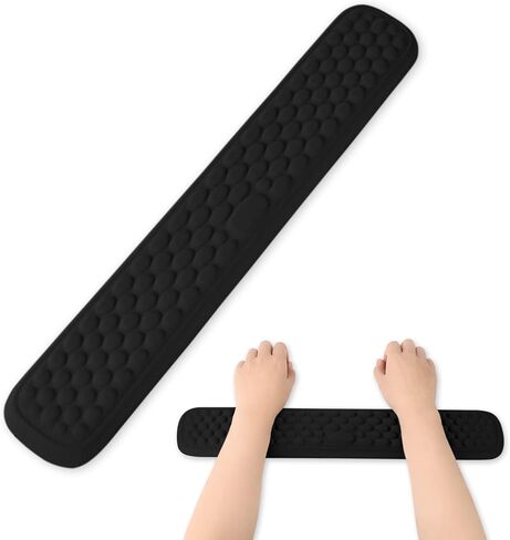 YIMAGUJRX Keyboard Wrist Rest for Desk, Ergonomic Armrest Pad Wrist Rest Pad Elbow Rest Pad,Relieving Elbow Pain,Elbow Pad for Office Home Gaming (Black) in Saudi Arabia