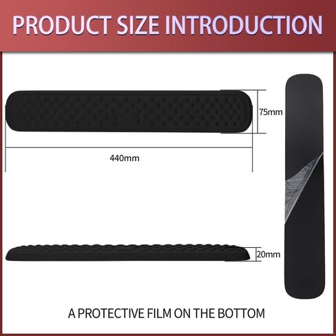 YIMAGUJRX Keyboard Wrist Rest for Desk, Ergonomic Armrest Pad Wrist Rest Pad Elbow Rest Pad,Relieving Elbow Pain,Elbow Pad for Office Home Gaming (Black) in Saudi Arabia