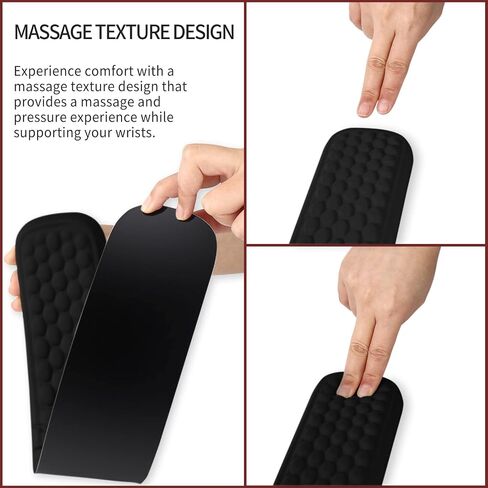 YIMAGUJRX Keyboard Wrist Rest for Desk, Ergonomic Armrest Pad Wrist Rest Pad Elbow Rest Pad,Relieving Elbow Pain,Elbow Pad for Office Home Gaming (Black) in Saudi Arabia