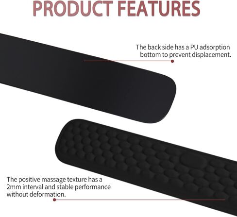 YIMAGUJRX Keyboard Wrist Rest for Desk, Ergonomic Armrest Pad Wrist Rest Pad Elbow Rest Pad,Relieving Elbow Pain,Elbow Pad for Office Home Gaming (Black) in Saudi Arabia
