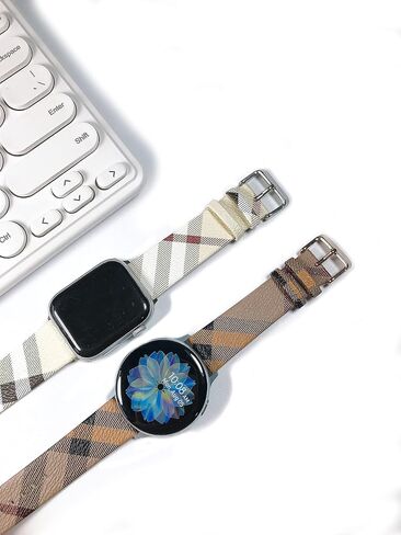 سوار جلدي ناعم فاخر متوافق مع Apple Watch Series Ultra 8 7 6 5 4 3 2 1 SE, 38 ملم 40 ملم 41 ملم 42 ملم 44 ملم 45 ملم 49 ملم جولة واحدة للنساء والرجال in Saudi Arabia