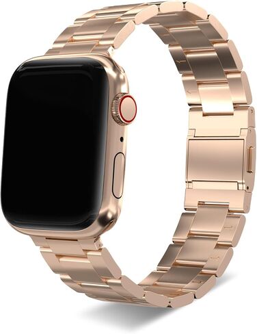 حزام معدني لساعة Apple - لا حاجة لأي أداة - حزام من الفولاذ المقاوم للصدأ لساعة Apple - حزام مغناطيسي iWatch لسلسلة Ultra/Ultra2 10/9/8/7/6/5/4/SE لـ iWatch 49 مم 46 مم 45 مم 44 مم 42 مم 41 مم 40 مم. in Saudi Arabia