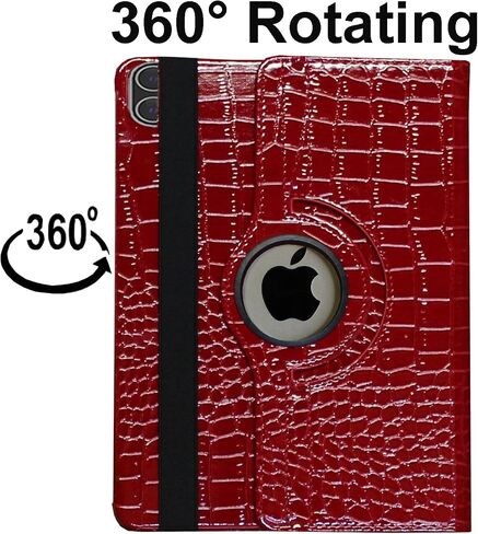 حافظة لجهاز iPad Pro 11 2024 (M4)، غطاء مغناطيسي ذكي بحامل دوار لجهاز A2836 A2837 A3006 MVV83LL/A MVV93LL/A MVVD3LL/A MVW23LL/A (زهرة سوداء) in Saudi Arabia