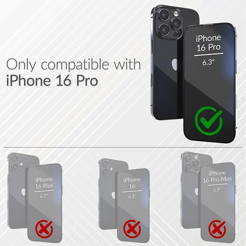 Crave Dual Guard متوافق مع حافظة iPhone 16 Pro، متوافقة مع حافظة MagSafe المزدوجة المقاومة للصدمات لهاتف Apple iPhone 16 Pro (6.3") - رملي in Kuwait