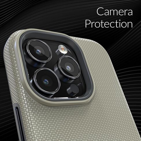 Crave Dual Guard متوافق مع حافظة iPhone 16 Pro، متوافقة مع حافظة MagSafe المزدوجة المقاومة للصدمات لهاتف Apple iPhone 16 Pro (6.3") - رملي in Kuwait