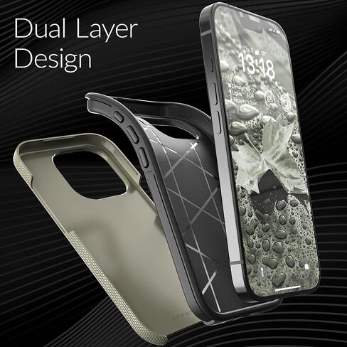 Crave Dual Guard متوافق مع حافظة iPhone 16 Pro، متوافقة مع حافظة MagSafe المزدوجة المقاومة للصدمات لهاتف Apple iPhone 16 Pro (6.3") - رملي in Kuwait