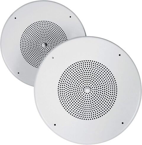 Rockville 2 MC80 Metal 8" 70 Volt Commercial Background 70V PA Ceiling Speakers in Saudi Arabia
