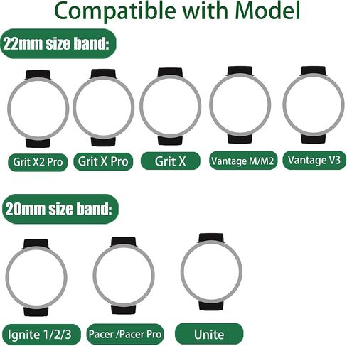 Compatible for Polar Smartwatch Band, 20mm, 22mm Quick Release Breathable Nylon Woven Fabric Replacement Accessory Strap Compatible with Polar Unite, Ignite, Ignite 2, Ignite 3, Pacer, Vantage V3, Grit X, Grit X Pro, Grit X2 Pro, Vantage M, M2 Smartwatch in Saudi Arabia