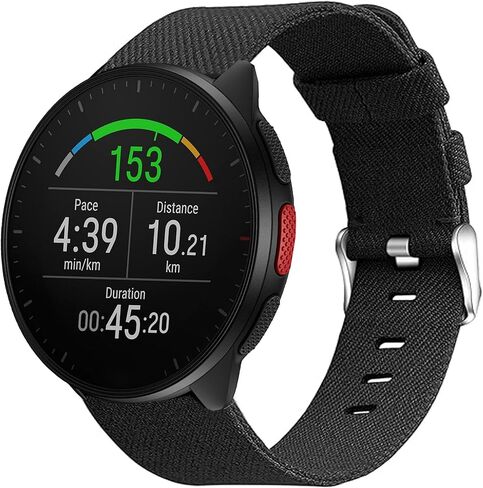Compatible for Polar Smartwatch Band, 20mm, 22mm Quick Release Breathable Nylon Woven Fabric Replacement Accessory Strap Compatible with Polar Unite, Ignite, Ignite 2, Ignite 3, Pacer, Vantage V3, Grit X, Grit X Pro, Grit X2 Pro, Vantage M, M2 Smartwatch in Saudi Arabia